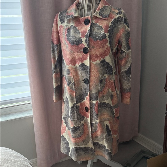 M by Missoni Multicolor Pea Coat